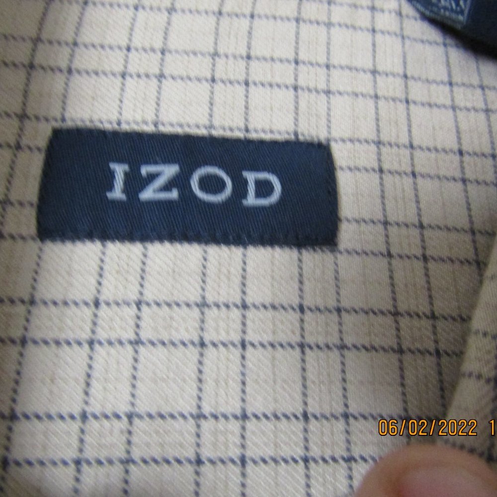 Mens Izod Dress Shirt Size Large - Picture 2 of 2